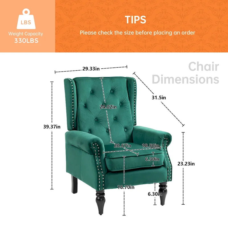 Fauteuil en velours/cuir capitonné à ossature en bois, style milieu de siècle