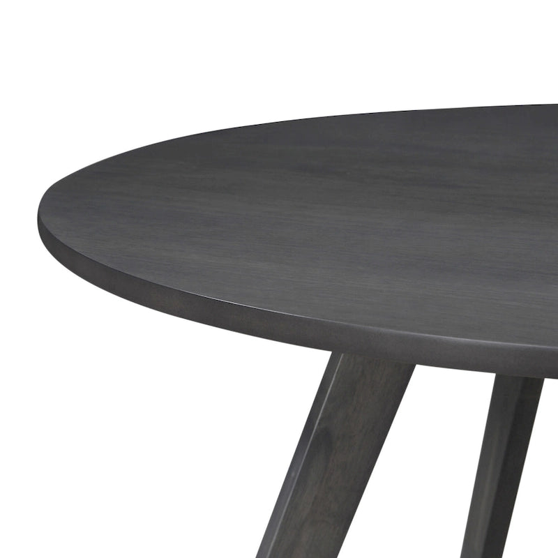 Table à manger ronde en bois de 39,5 po