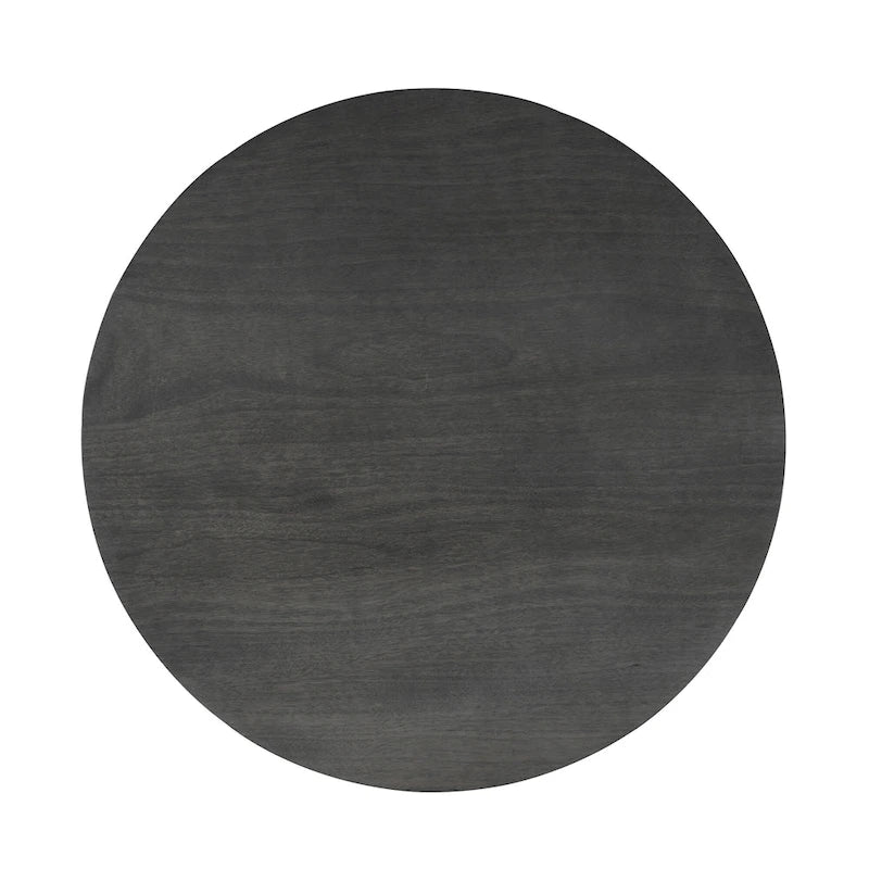 Table à manger ronde en bois de 39,5 po