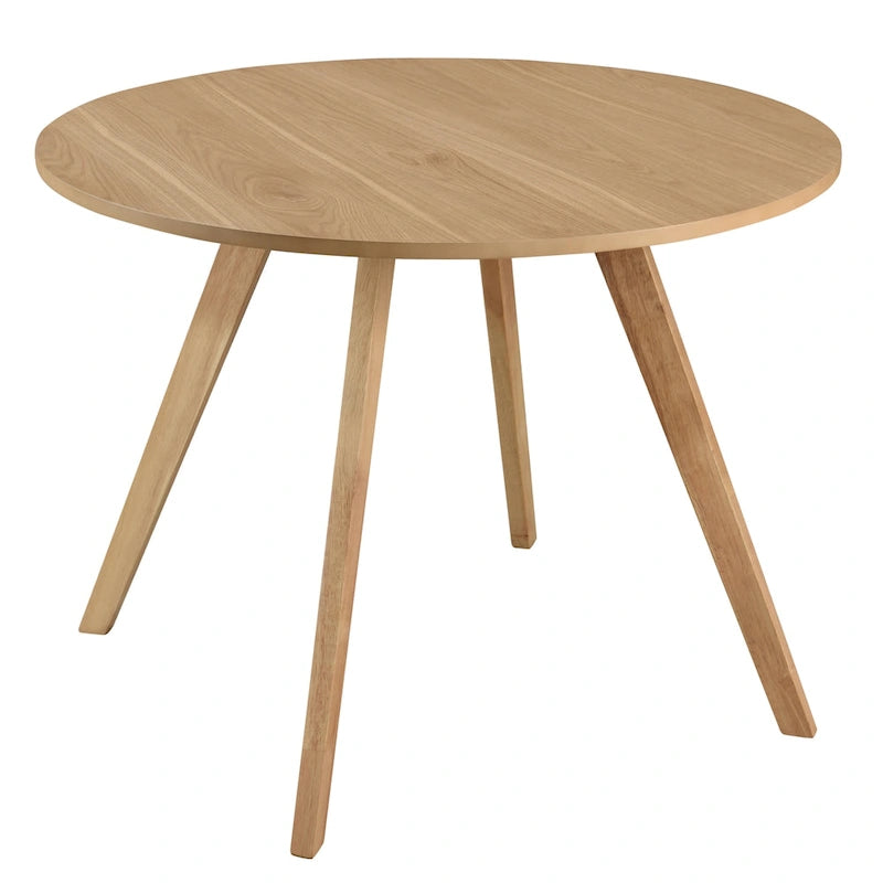 Table à manger ronde en bois de 39,5 po