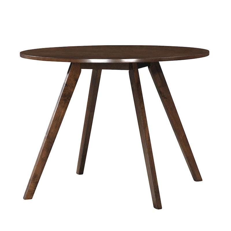 Table à manger ronde en bois de 39,5 po