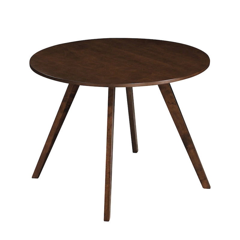 Table à manger ronde en bois de 39,5 po