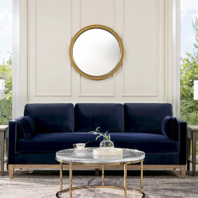 Fauteuil en velours de style ferme moderne