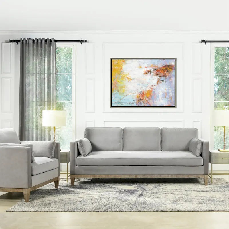 Fauteuil en velours de style ferme moderne