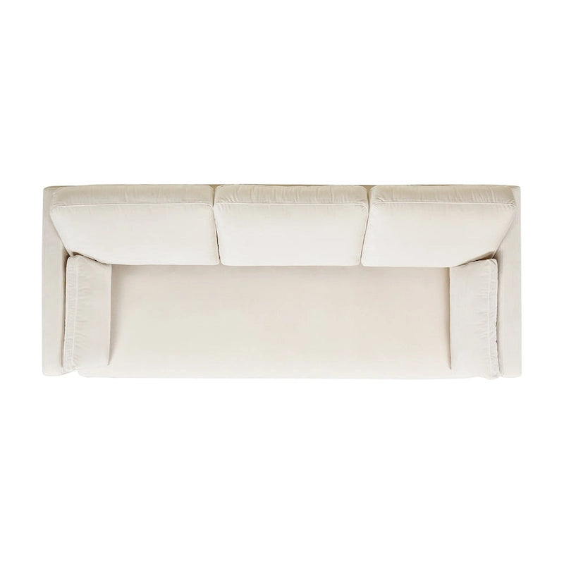 Fauteuil en velours de style ferme moderne