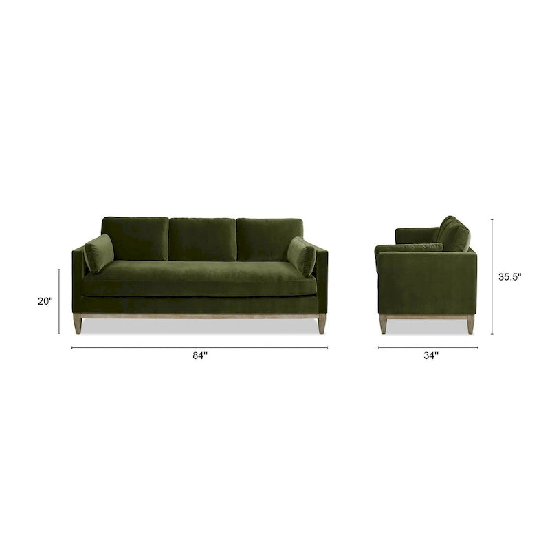 Fauteuil en velours de style ferme moderne