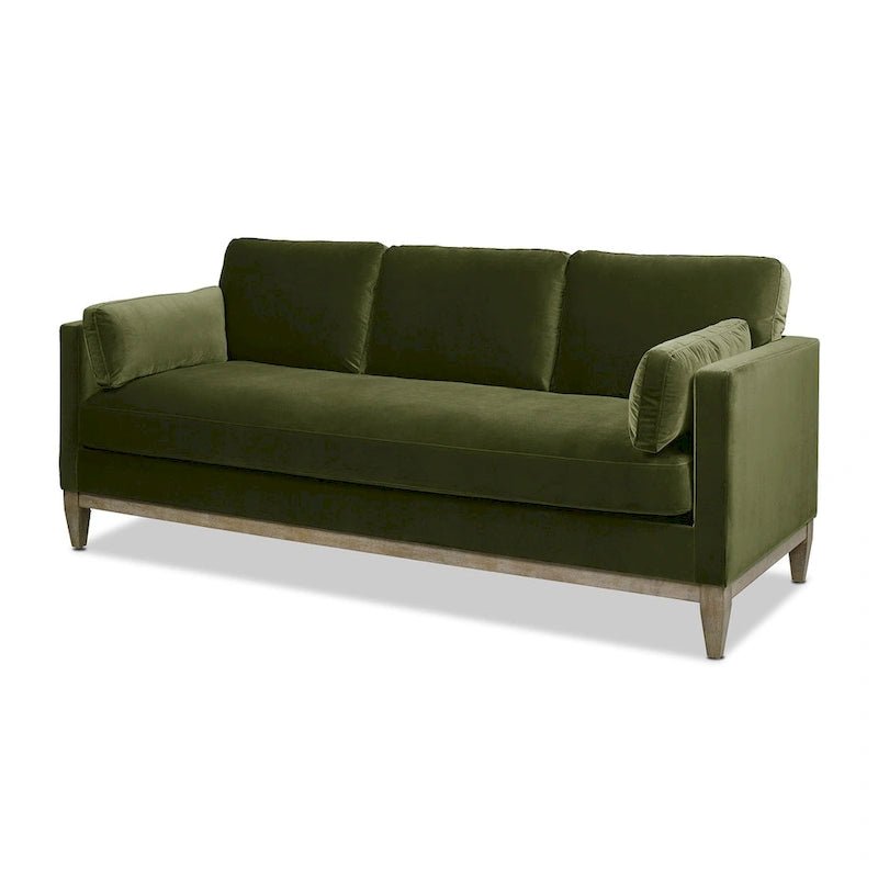 Fauteuil en velours de style ferme moderne