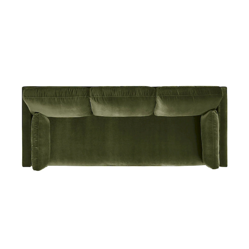 Fauteuil en velours de style ferme moderne