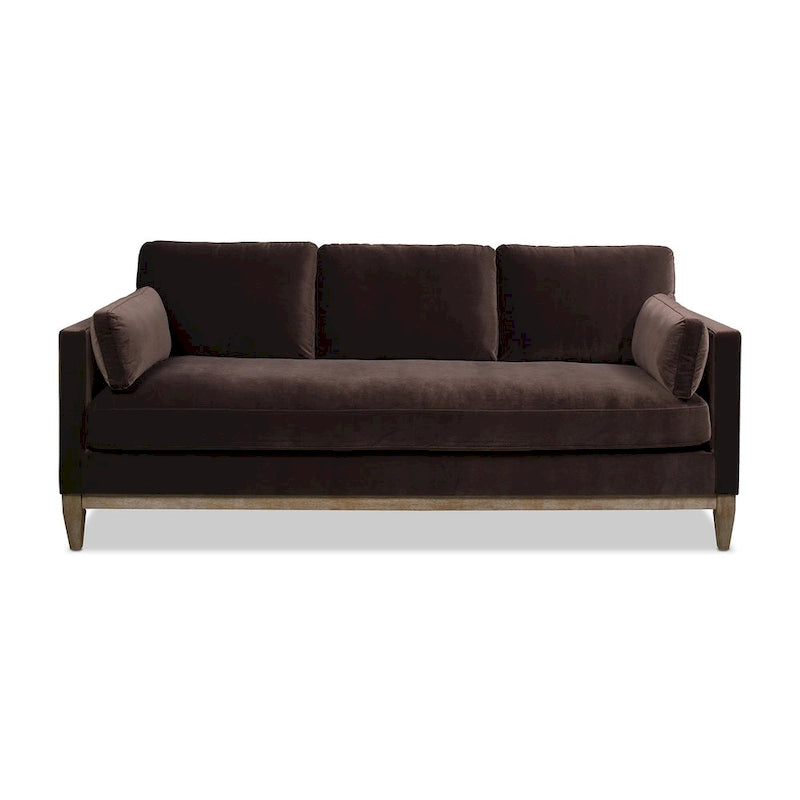 Fauteuil en velours de style ferme moderne
