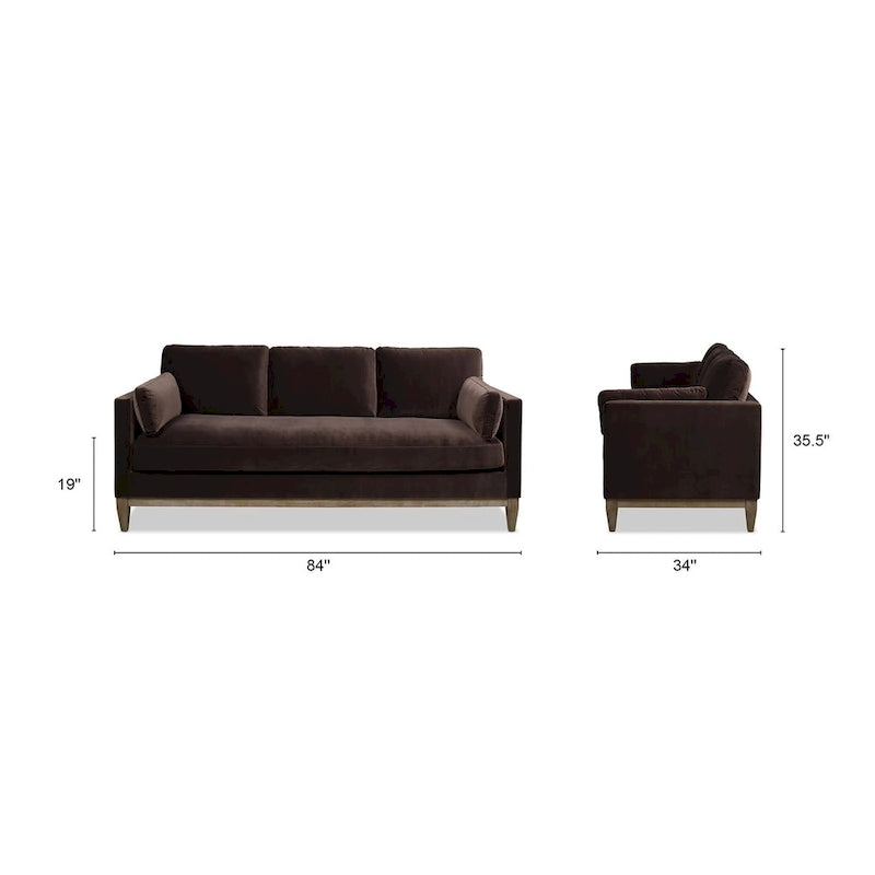 Fauteuil en velours de style ferme moderne