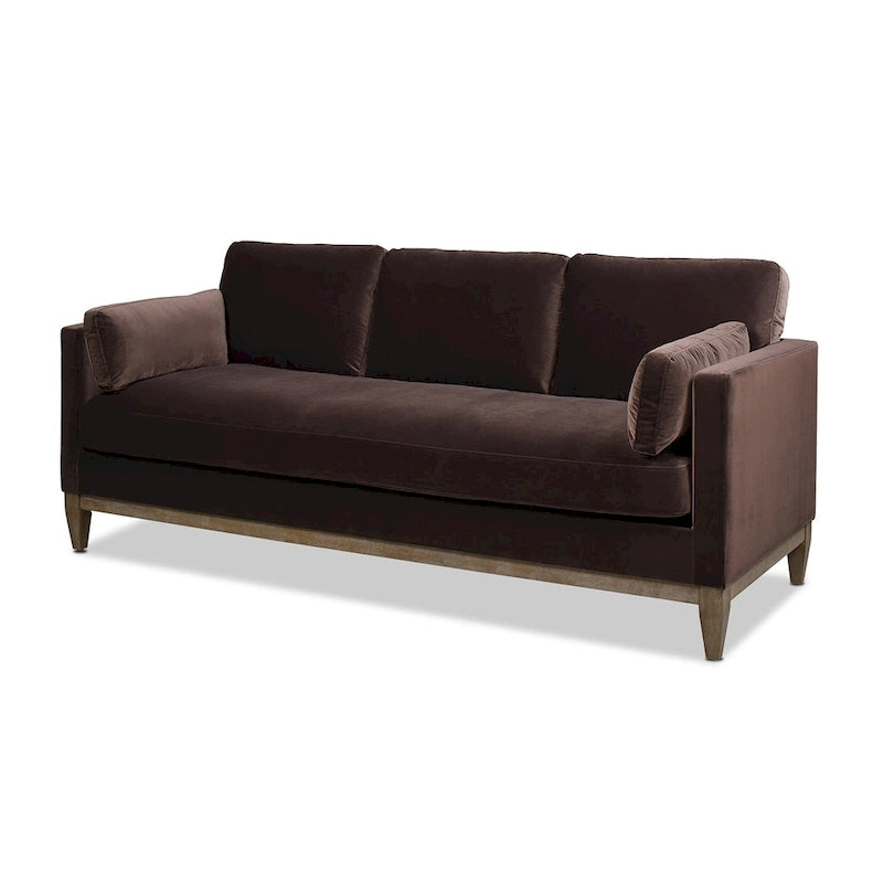 Fauteuil en velours de style ferme moderne