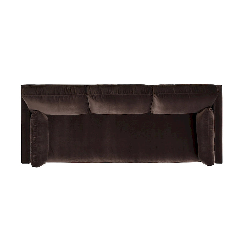 Fauteuil en velours de style ferme moderne
