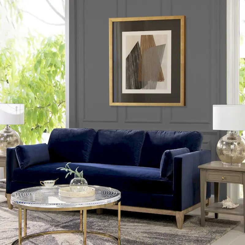 Fauteuil en velours de style ferme moderne