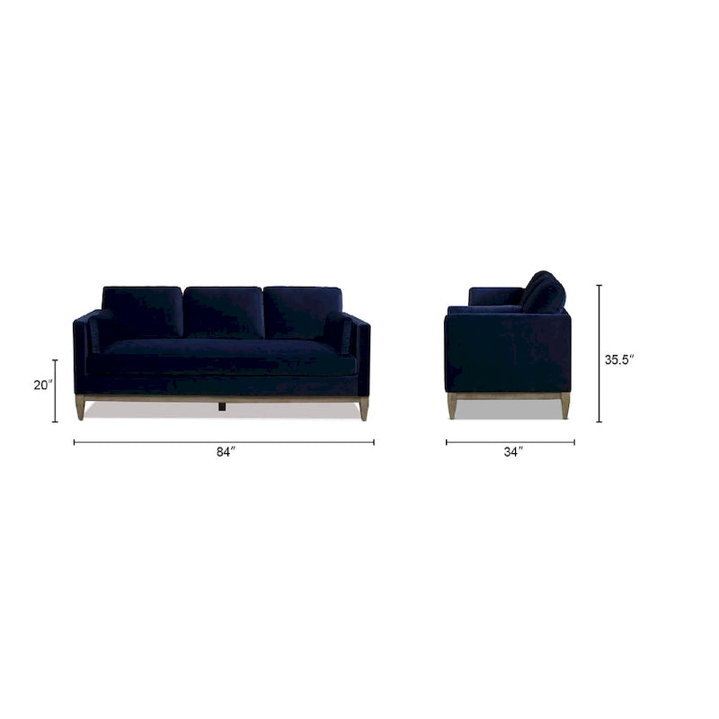 Fauteuil en velours de style ferme moderne