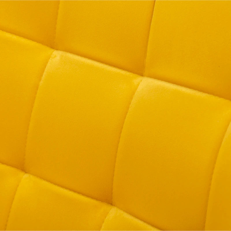Fauteuil capitonné en velours avec repose-pieds