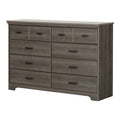 Commode double à 8 tiroirs de style campagnard