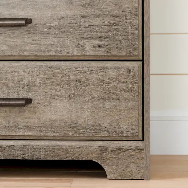 Commode double à 8 tiroirs de style campagnard