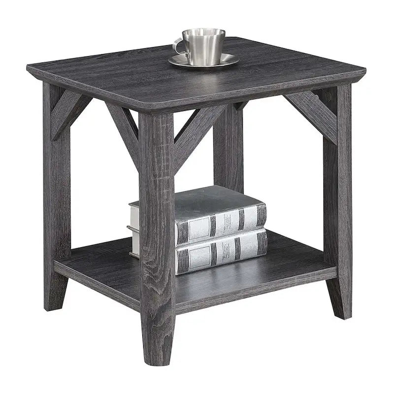 Table d'appoint avec étagères