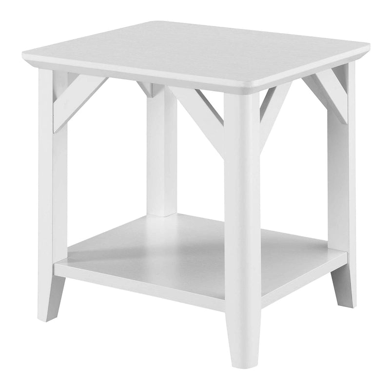 Table d'appoint avec étagères