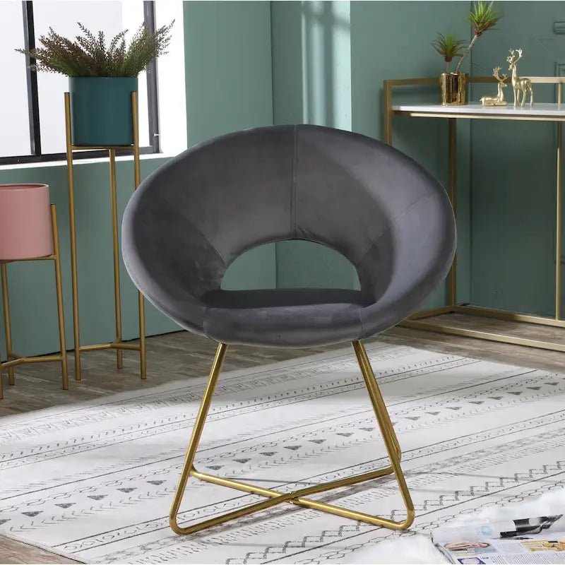 Fauteuil en velours
