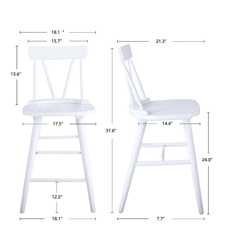 Tabourets de bar en bois