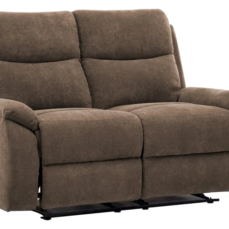 Canapé double inclinable en tissu pour salon