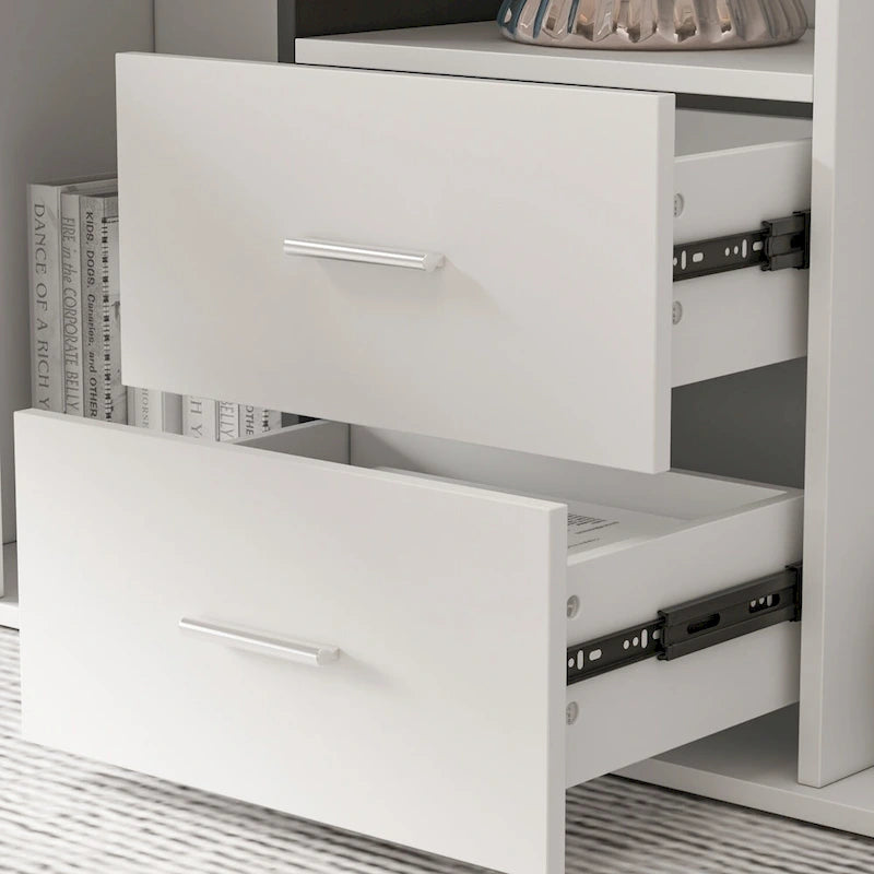Bureau d'angle de 55 pouces pour la maison et le bureau