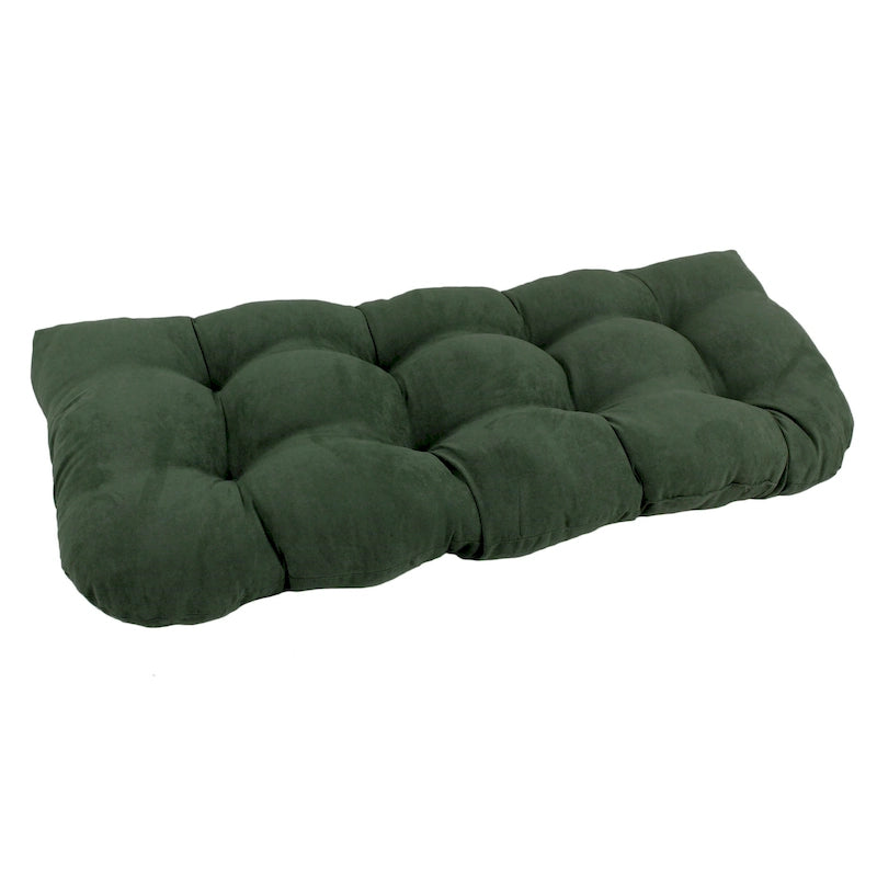 Coussin de banc en micro-suède à dos arrondi de 42 po sur 19 po - 42 x 19