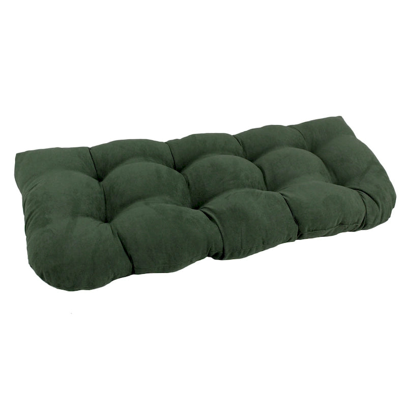 Coussin de banc en micro-suède à dos arrondi de 42 po sur 19 po - 42 x 19