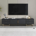 Meuble TV moderne de 65+ pouces avec rangement pour salon