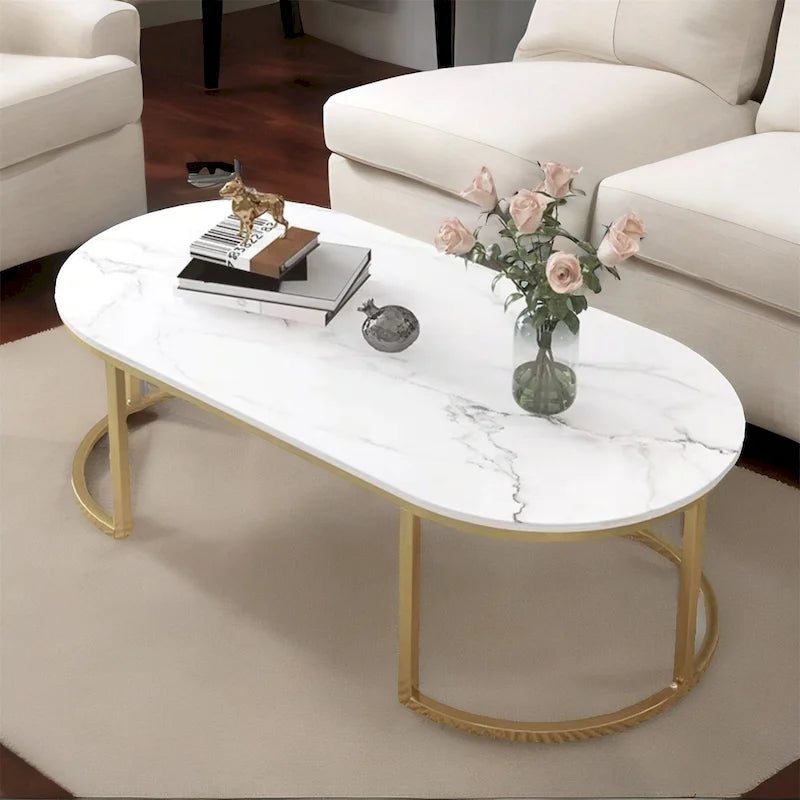 Table basse en bois blanc